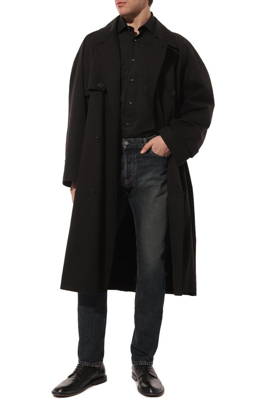 фото Хлопковая рубашка brunello cucinelli