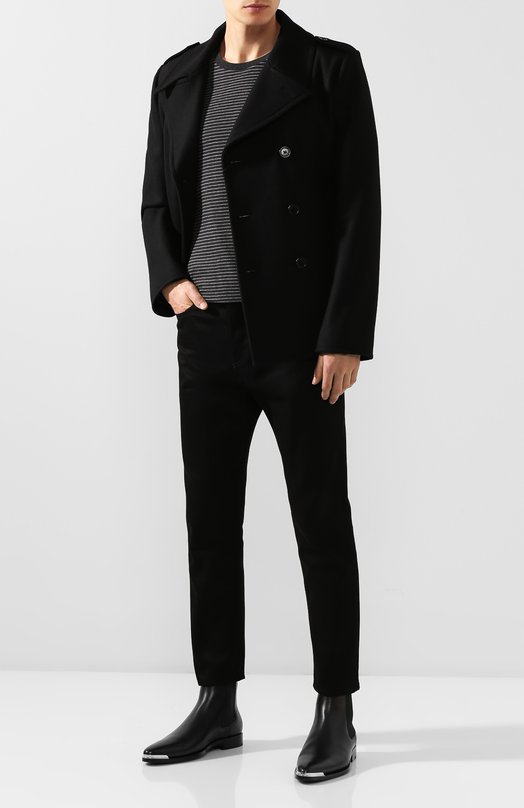 фото Хлопковая футболка saint laurent