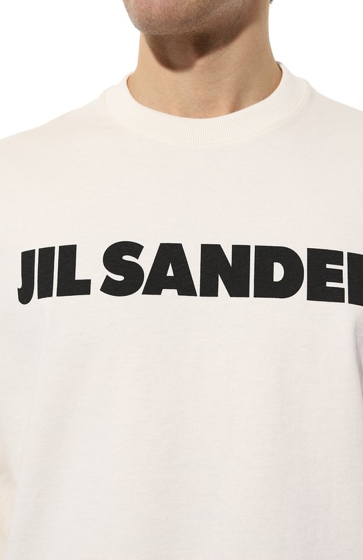 фото Хлопковый лонгслив jil sander