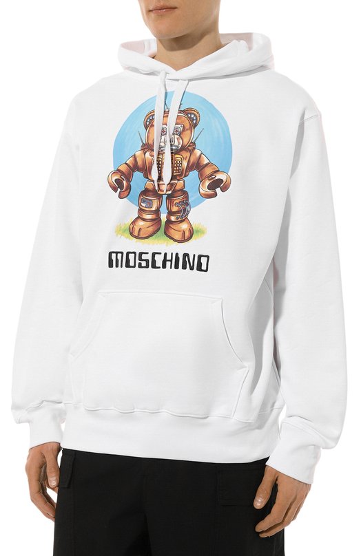 фото Хлопковое худи moschino