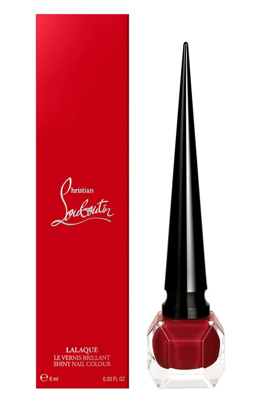 фото Лак для ногтей lalaque le vernis, оттенок very privé red 118 (6ml) christian louboutin