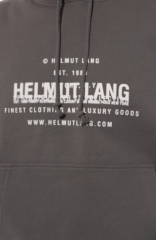 фото Хлопковое худи helmut lang