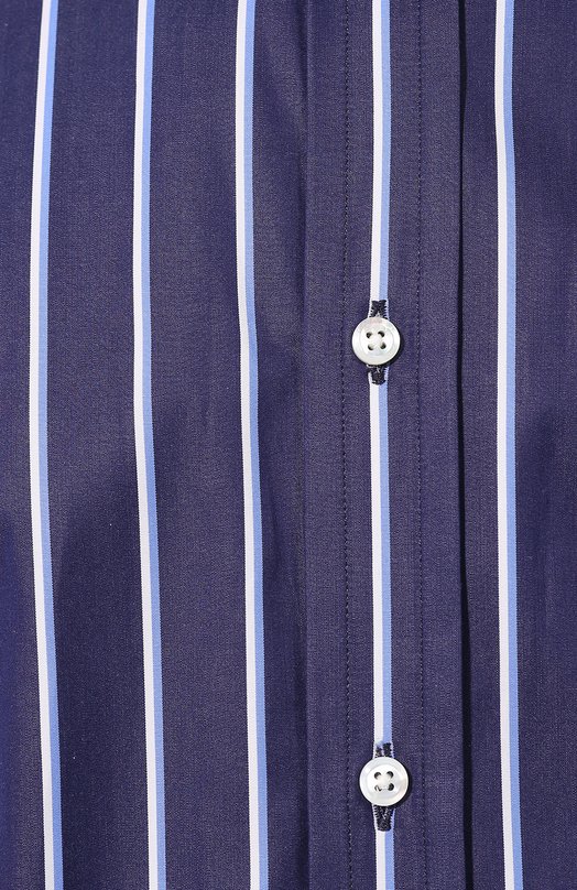 фото Хлопковая рубашка с воротником кент ralph lauren