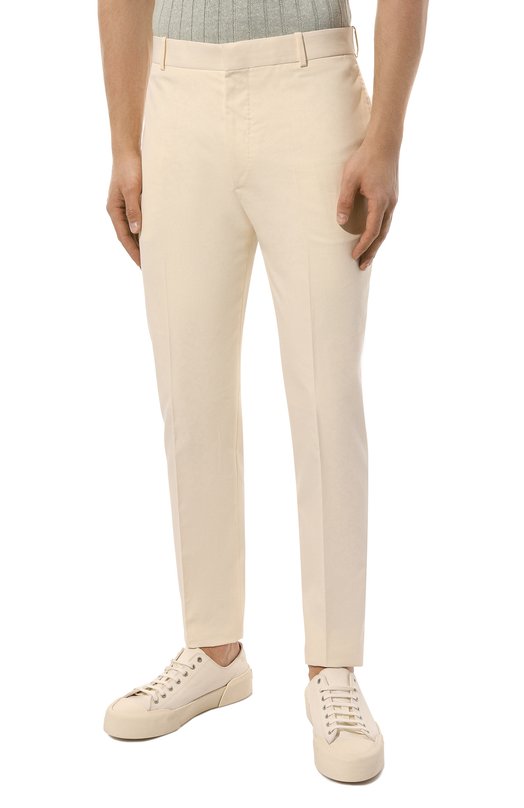 фото Хлопковые брюки alexander mcqueen