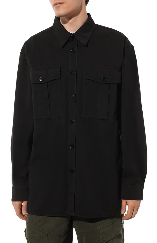 фото Хлопковая рубашка dries van noten