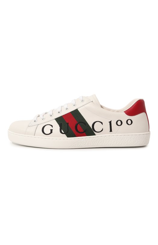 фото Кожаные кеды gucci 100 ace gucci