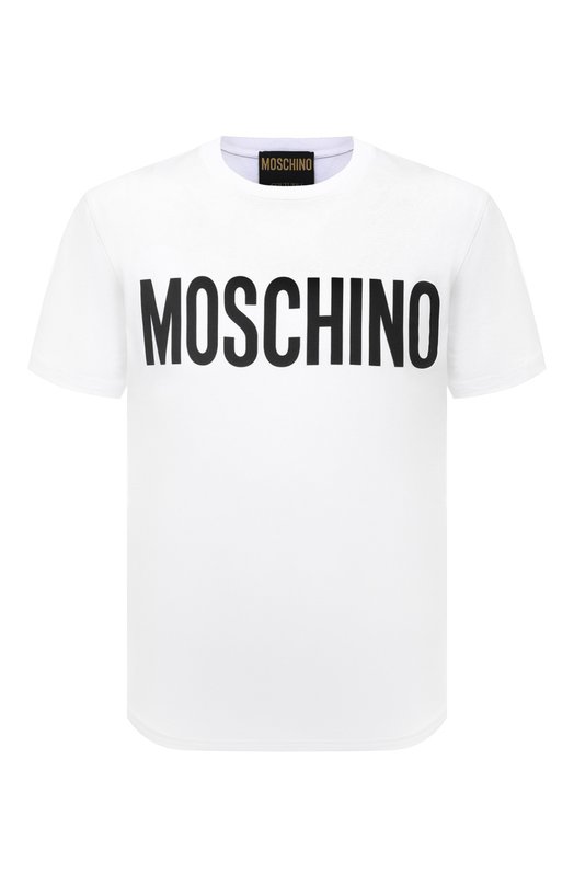 фото Хлопковая футболка moschino