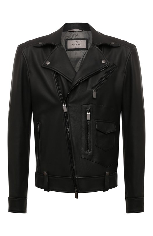 фото Кожаная куртка canali