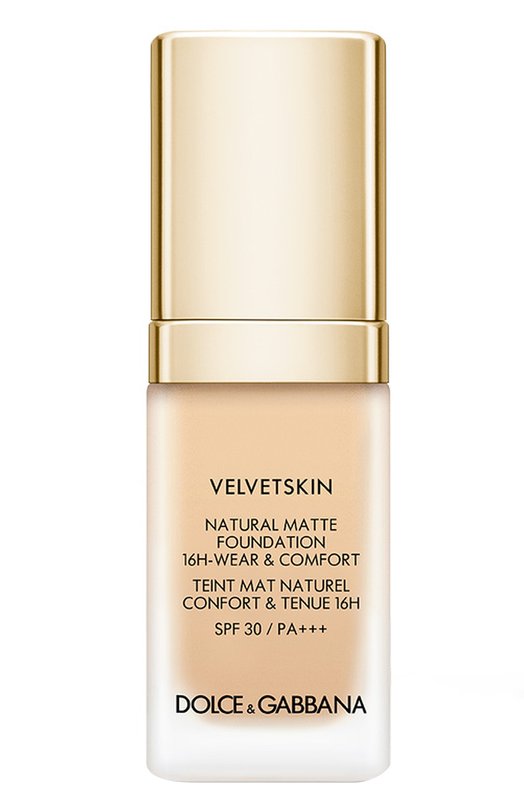 фото Матирующее тональное средство-флюид velvetskin, оттенок porcelain100 (30ml) dolce & gabbana