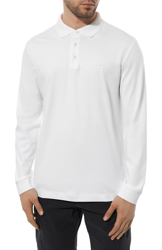 фото Хлопковое поло boss