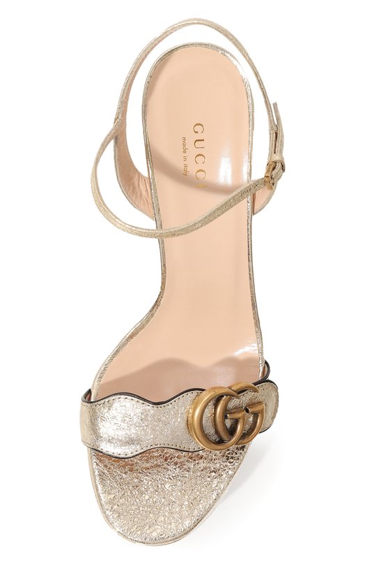 фото Кожаные босоножки gucci