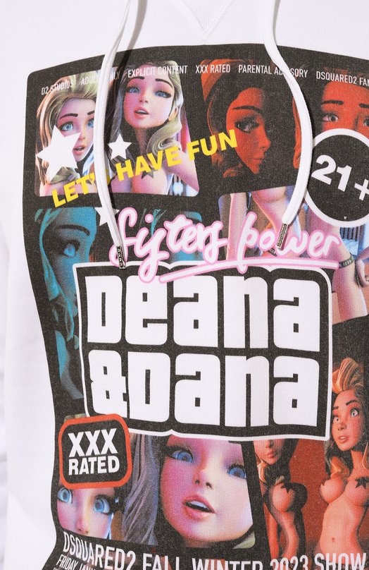 фото Хлопковое худи dsquared2