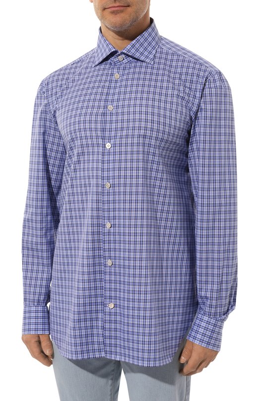 фото Хлопковая рубашка kiton