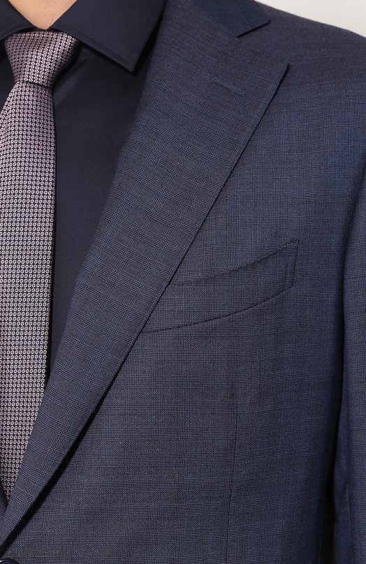 фото Шерстяной костюм с пиджаком на двух пуговицах zilli