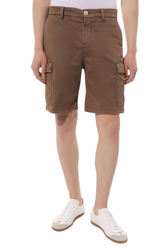 фото Хлопковые шорты brunello cucinelli