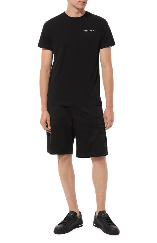 фото Хлопковая футболка trussardi