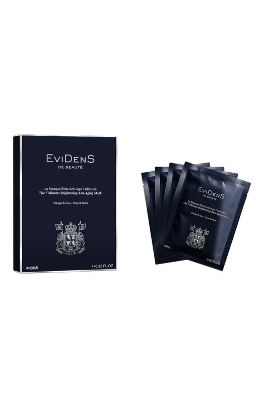 фото 7-минутная маска для сияния кожи (4x28ml) evidens de beaute