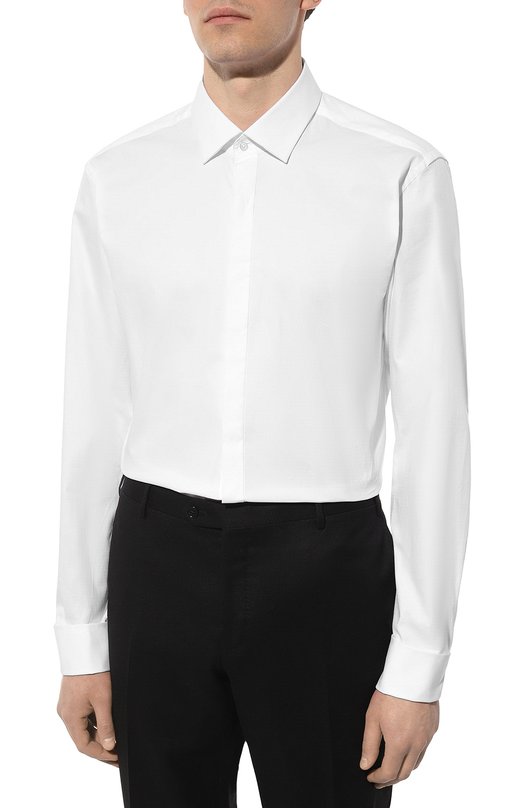 фото Хлопковая рубашка hugo