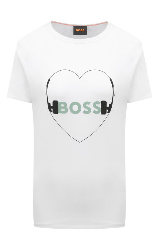 фото Хлопковая футболка boss