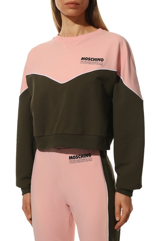 фото Хлопковый свитшот moschino