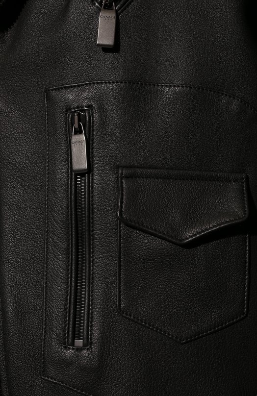 фото Кожаная куртка canali