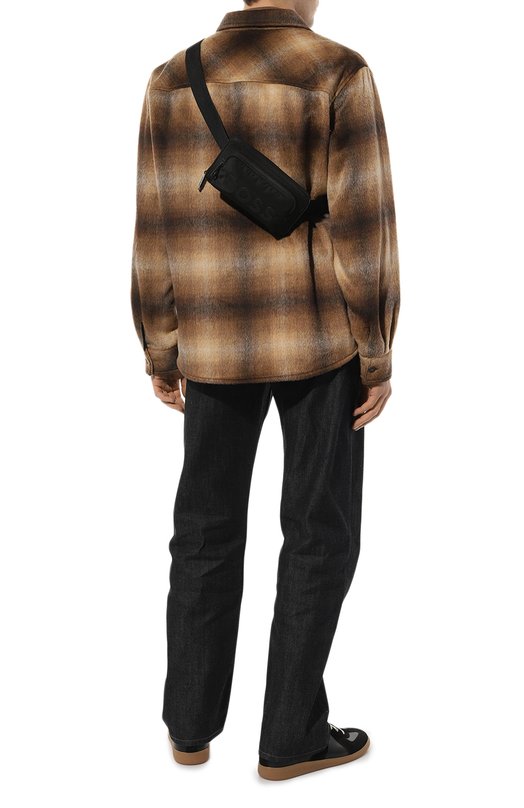 фото Текстильная поясная сумка boss