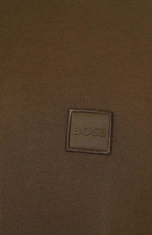 фото Хлопковое худи boss orange