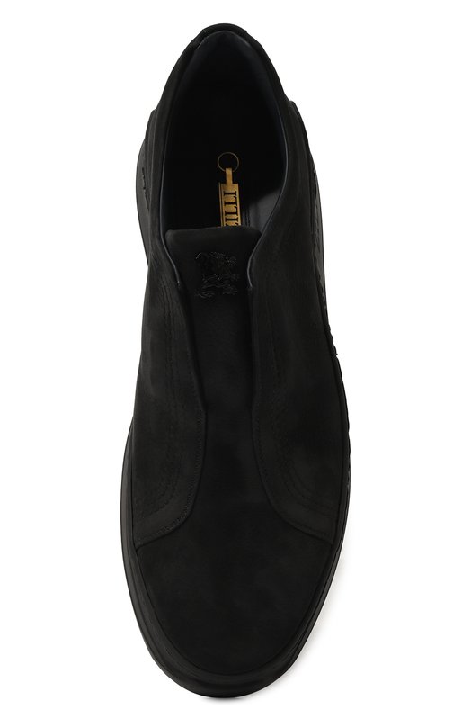 фото Слипоны из нубука zilli