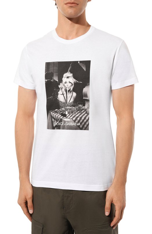 фото Хлопковая футболка dolce & gabbana