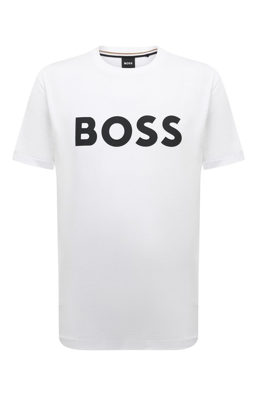 фото Хлопковая футболка boss
