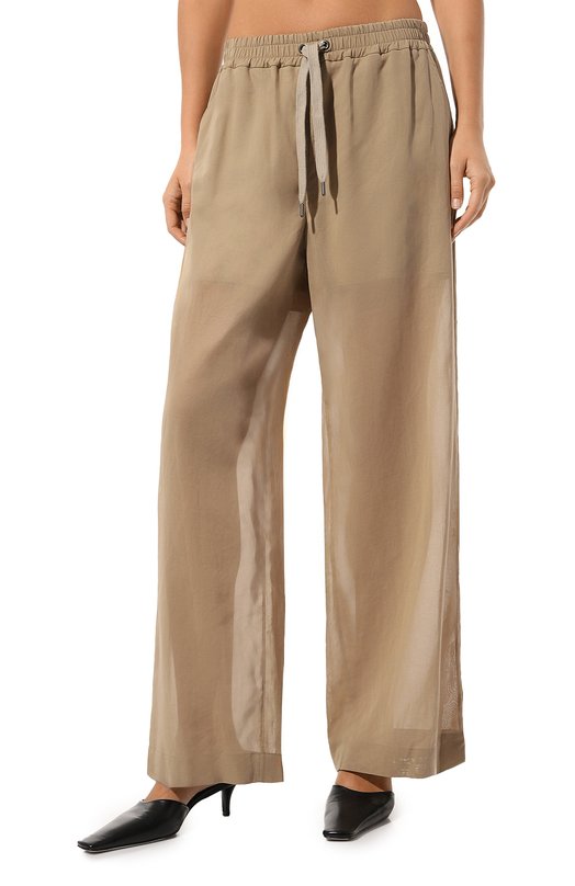 фото Хлопковые брюки brunello cucinelli