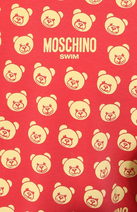 фото Хлопковая футболка moschino