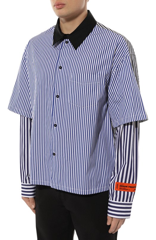 фото Хлопковая рубашка heron preston