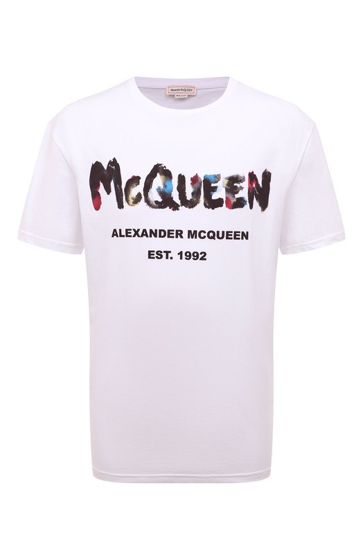 фото Хлопковая футболка alexander mcqueen