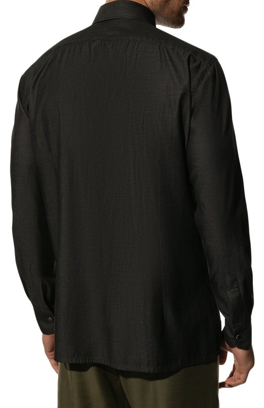 фото Хлопковая рубашка kiton