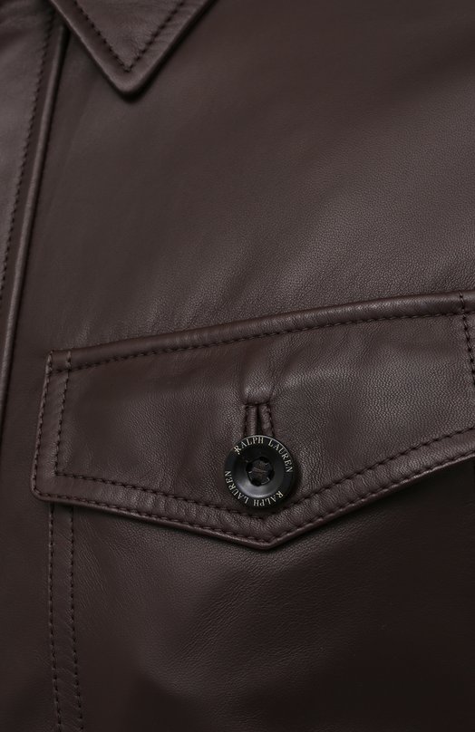фото Кожаная куртка ralph lauren