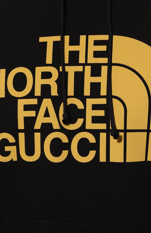 фото Хлопковое худи the north face x gucci gucci