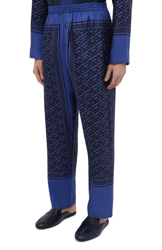 фото Шелковые пижамные брюки versace