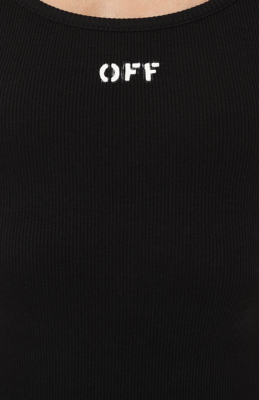 фото Хлопковое платье off-white