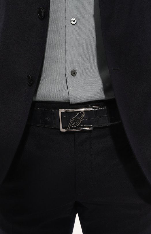 фото Ремень из кожи аллигатора brioni