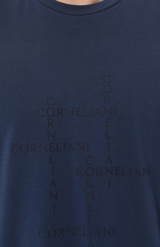 фото Хлопковая футболка corneliani