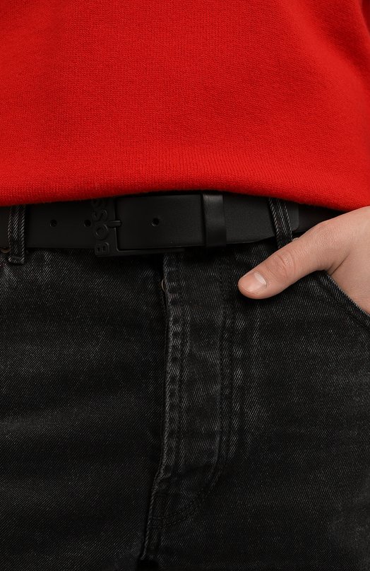 фото Кожаный ремень boss