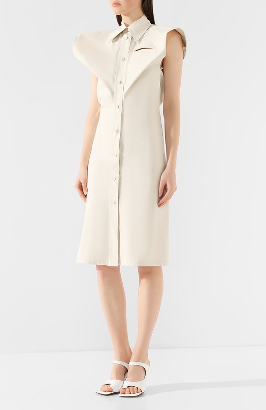 фото Хлопковое платье bottega veneta