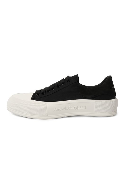 фото Текстильные кеды deck plimsoll alexander mcqueen