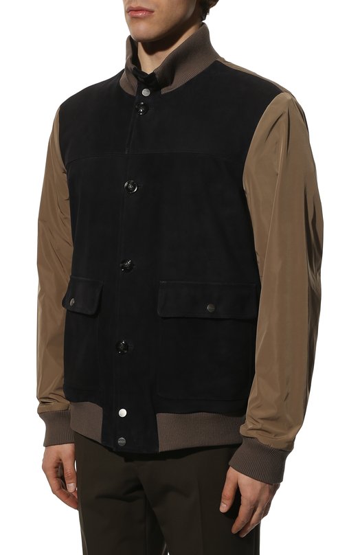 фото Комбинированный бомбер kiton