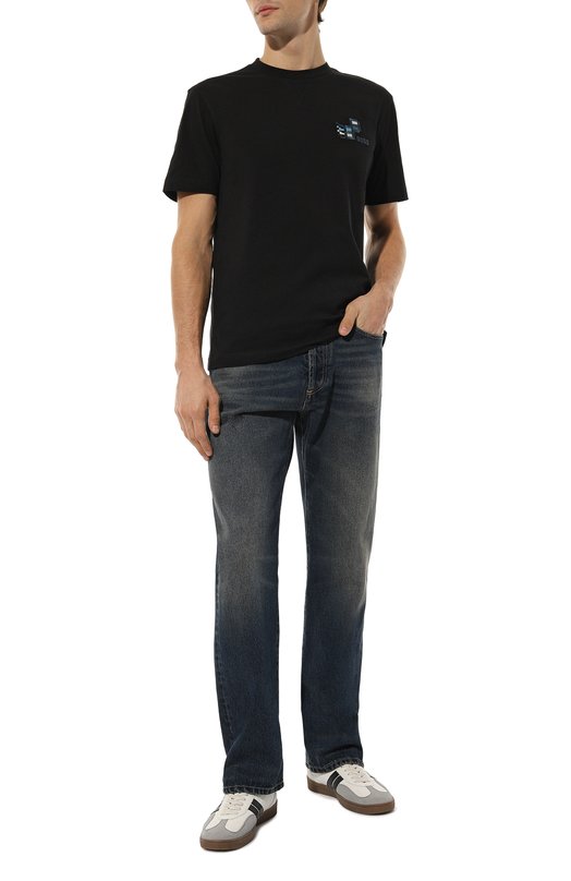 фото Хлопковая футболка boss orange