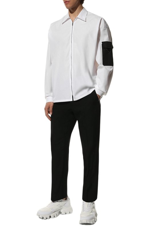 фото Хлопковая рубашка prada