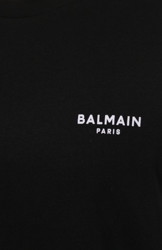 фото Хлопковая футболка balmain