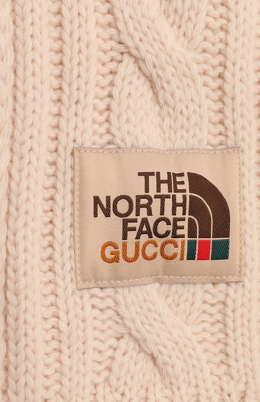 фото Шерстяной шарф the north face x gucci gucci