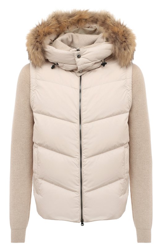 фото Комбинированная куртка kiton